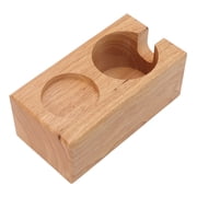 NFTIGB Premium Beech Wood Coffee Tamper Holder Espresso Tamping Base Stand Barista Accessories for 58mm 51mm 53mm 54mm Portafilters Home Kitchen Tools 7.01 x 3.70 x 2.83 inches