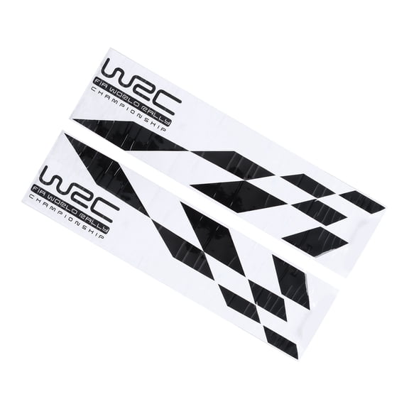 NFTIGB Premium Car Door Side Decal Plaid Graphic Vinyl Stripes Waterproof PVC Auto Body Sticker Decoration Universal Fit, 2 Pieces (51.2 x 11.8 inches / 130 x 30 cm)