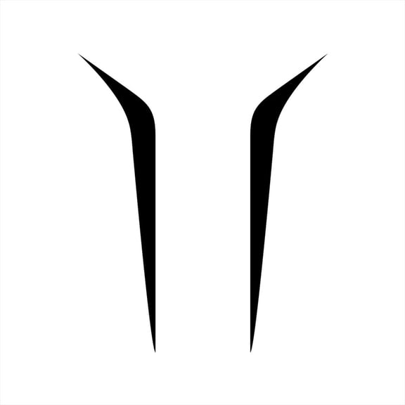 NFTIGB Premium Car Hood Decal Sticker 2 PCS Auto Vinyl Film Long Stripe Decals DIY Sport Styling Streamer Graphics Universal Body Side Modified Decoration (100x26cm / 39.3x10.2 Inches)