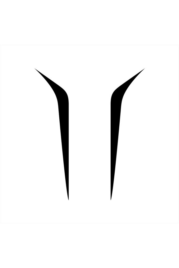 Premium Car Hood Decal Sticker 2 PCS Auto Vinyl Film Long Stripe Decals DIY Sport Styling Streamer Graphics Universal Body Side Modified Decoration (100x26cm / 39.3x10.2 Inches)