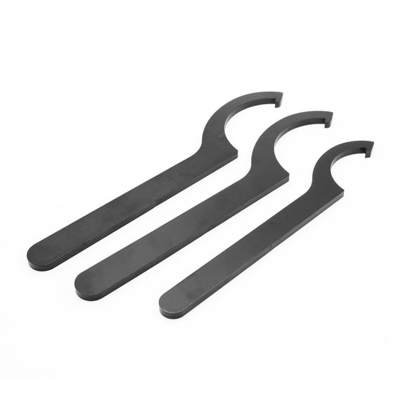 NFTIGB Premium Coilover Shocks Adjustable Spanner Tool Set, Heavy Duty Steel Wrenches for Automotive Suspension, Rustproof Powder Coated Finish, Professional Grade Mechanics Equipment (Set of 3)