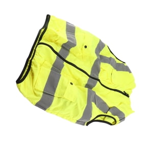 NFTIGB Premium Cool Vest Summer Cooling Fan Waistcoat High Visibility Fluorescent Green Reflective Stripe Rechargeable Work Air Conditioned Safety Jacket 5V (XXXL, 1 Count)