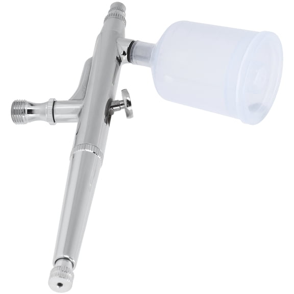 NFTIGB Premium Double Action Trigger Airbrush Set Spray Gun Model with 20ml & 40ml Fluid Cups for Makeup Nail Art Tattoo Model Painting Versatile Tool Kit 10 Pieces