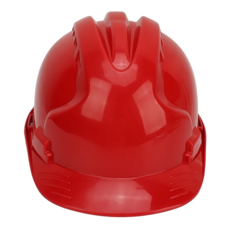 NFTIGB Premium Industrial Safety Hard Hat Enhanced ABS Breathable Protection Helmet High Visibility Impact Resistant Cap for Construction Forestry Engineering Sites Men Women Red 13 inches / 33 cm