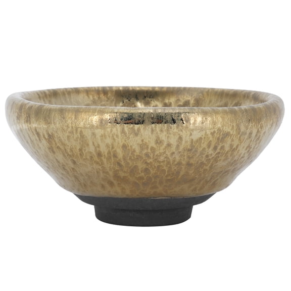 NFTIGB Premium Jianzhan Teacup Handmade Ceramic Kungfu Tea Bowl 3.8 inches / 9.7 cm Mouth Diameter for Home Decoration and Gift