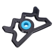 NFTIGB Premium Plastic Billiard Cue Bridge Head Pool Table Accessory High Low Cross Rest Durable Equipment For Snooker And Nine-Ball Games 5.12 inches / 13 cm Blue Variant