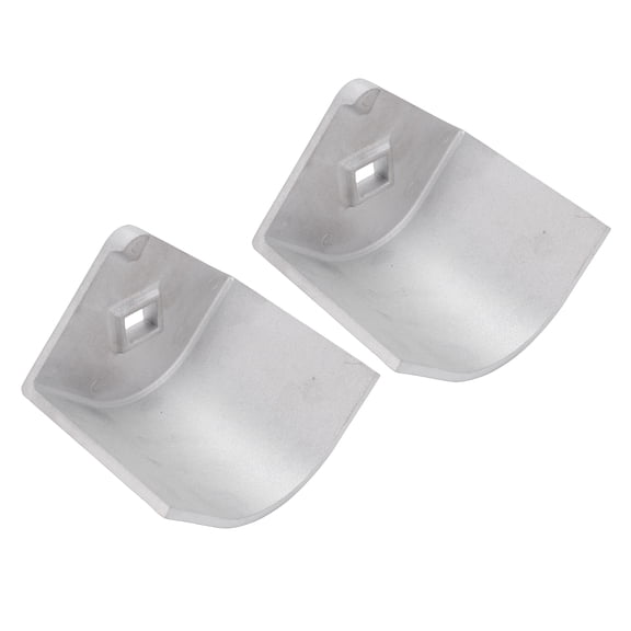 NFTIGB Premium Pontoon Boat Aluminum Corner Cap, Heavy Duty 90 Rounded Deck Corner Protectors, Marine Bumper Guard Casting for Boat Protection (2 PCS, 3.75" / 9.5 cm Height)