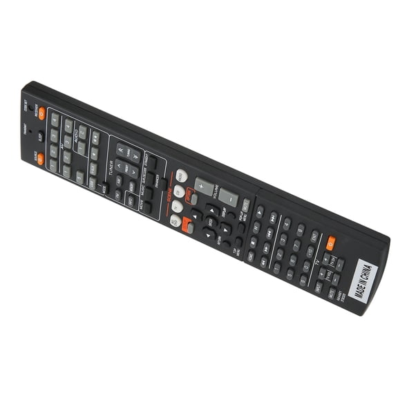 NFTIGB Premium Replacement AV Receiver Remote Control for Home Audio Video Systems, Ergonomic ABS Design with Responsive Buttons, Easy Setup, No Programming Required, Requires 2 AAA Batteries, Black
