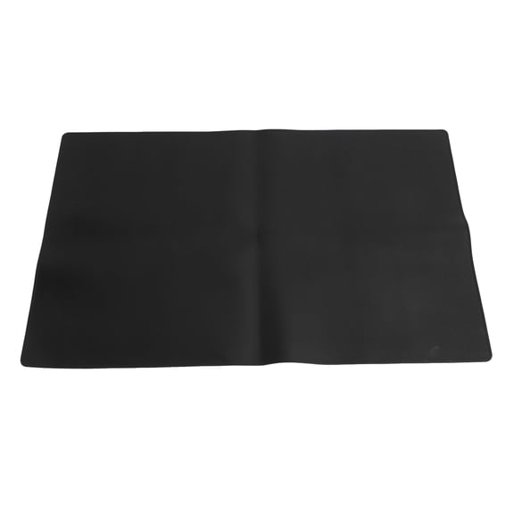 NFTIGB Premium Silicone Coffee Mat and Dish Drying Mat for Kitchen Countertops 23.6 inches / 60 cm Anti Slip Heat Resistant Coffee Maker Machine Tray Pad Protection Black