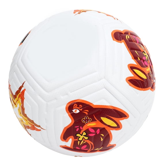 NFTIGB Premium Size 5 Professional Training Soccer Ball, PU Leather High Elasticity Match Football for Adults and Youth, White (7.87 in / 20 cm) - Ideal for Outdoor Play and Practice Drills