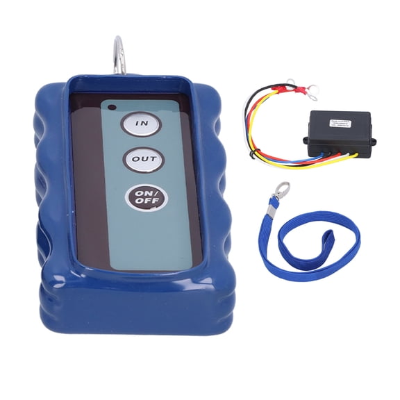 NFTIGB Premium Universal 12V Wireless Winch Remote Control Kit 434MHz Electric Winch Switch Handset Recovery Controller for Jeeps ATVs SUV Truck (8.66 x 3.54 x 1.57 inches / 22 x 9 x 4 cm)