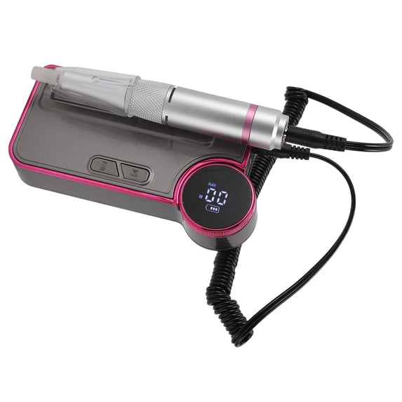 NFTIGB Professional 35000 RPM Electric Nail Drill Machine Portable E-File High Speed Low Noise for Manicure Pedicure Salon Home Use with Built-in Battery