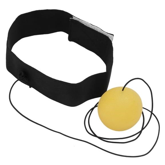 NFTIGB Professional Boxing Reflex Ball Reaction Speed Training Boxing Ball with Headband Yellow 23.6 inches / 60 cm for Hand-Eye Coordination[cite: 1]