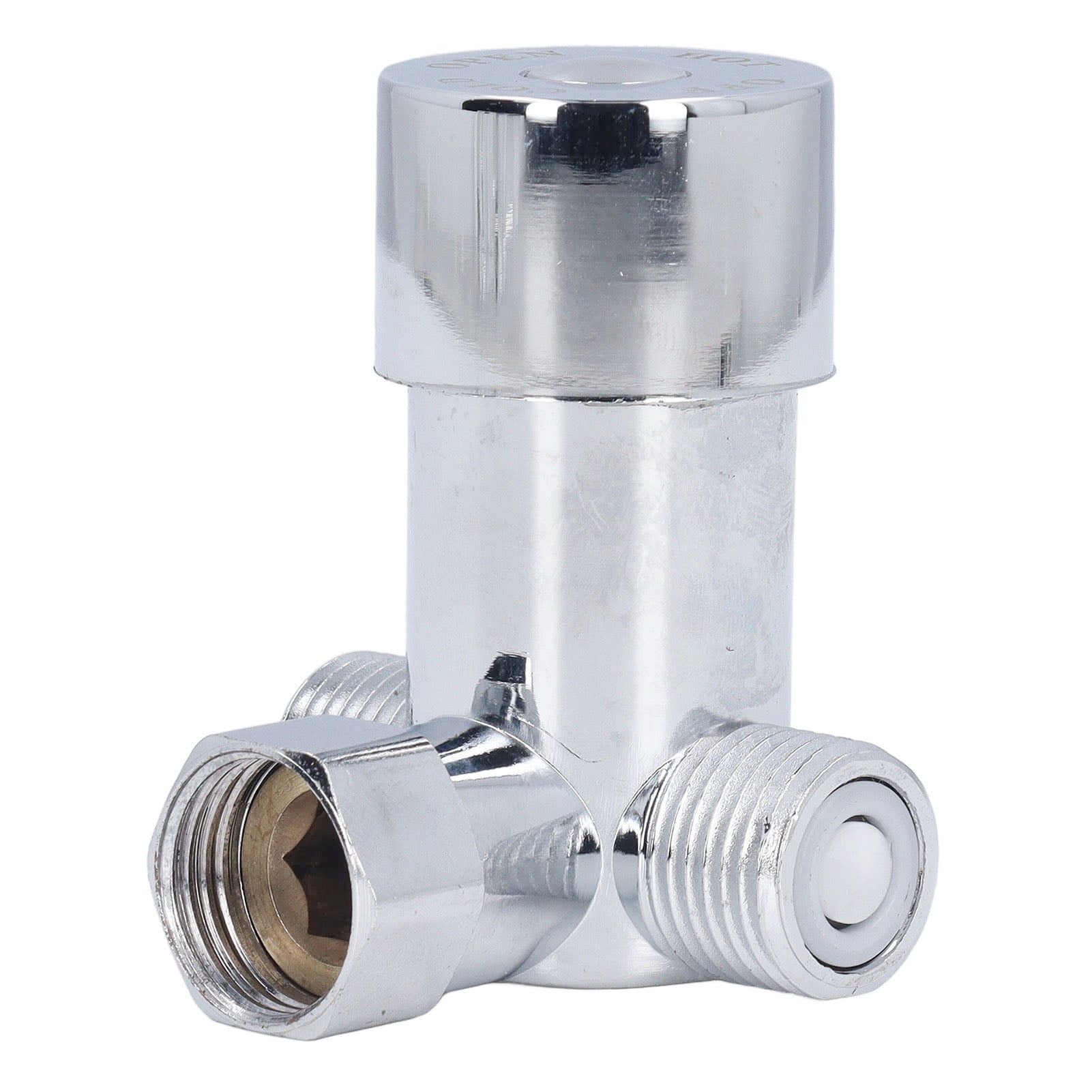 NFTIGB Professional G1/2 Hot Cold Water Mixer Valve Thermostatic Mixer for Bathroom Shower Faucet, Alloy Material, 2.76 inches / 7 cm, 6.42 oz / 182 g