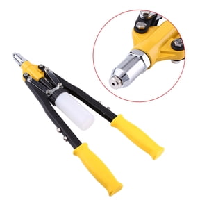 NFTIGB Professional Heavy Duty Hand Riveter Blind Rivet Gun, 17.5 x 6.65 inches / 44.5 x 16.9 cm Manual Riveting Tool with 5 Interchangeable Nosepieces (3.2mm, 4.0mm, 4.8mm, 5.0mm, 6.4mm)