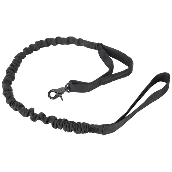 NFTIGB Professional Nylon Retractable Dog Leash Heavy Duty Tactical Training Traction Rope for Medium Large Dogs, Black (41.7-57.5 inches / 106-146 cm)