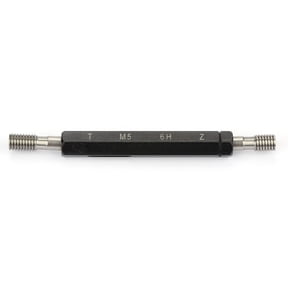 NFTIGB Professional Steel Gage Thread Plug Gauge Dimensional Measurement Hand Tool For Internal Thread Correctness Verification Metric Size M5x0.8 Silver