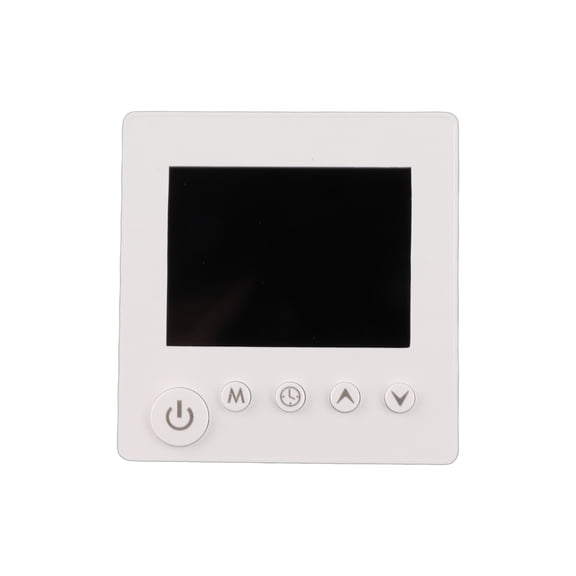 NFTIGB Programmable Wall Thermostat 3A Water Heating Digital Temperature Controller LCD Touch Display NTC Sensor 3.38 inches / 8.6 cm Black