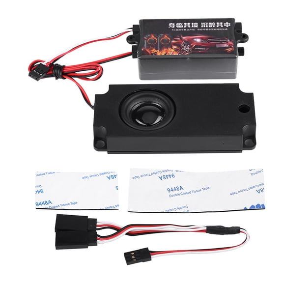 NFTIGB RC Car Engine Sound Simulated Module Set Simulator with Speaker for 1/10 Vehicle (3.94 in / 10 cm)