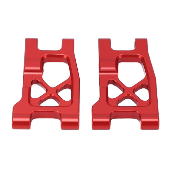 NFTIGB RC Front Rear Swing Arms 1/18 RC Aluminum Suspension Arm Replacement Parts for Traxxas Latrax Teton Desert Prerunner Upgrade Accessories (1.9 inches / 47 mm) Red, 10 Pieces