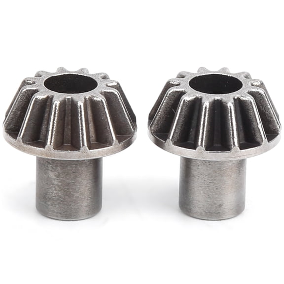 NFTIGB RC Remote Control Car Metal Driving Gear Accessory Replacement Part for WL 144001 1/14 Model Car Silver, 0.6 inches / 15.24 mm Diameter, 2 Pieces Set