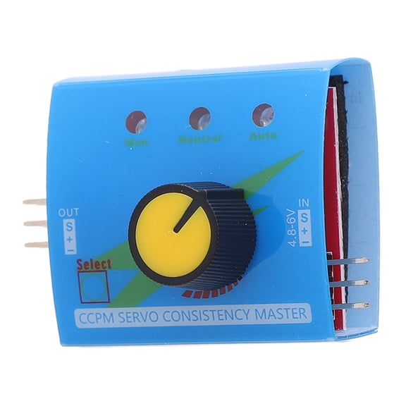 NFTIGB RC Servo Tester 3CH Digital Master Speed Controller for Plane Airplane Consistency DC4.8-6V[cite: 1]