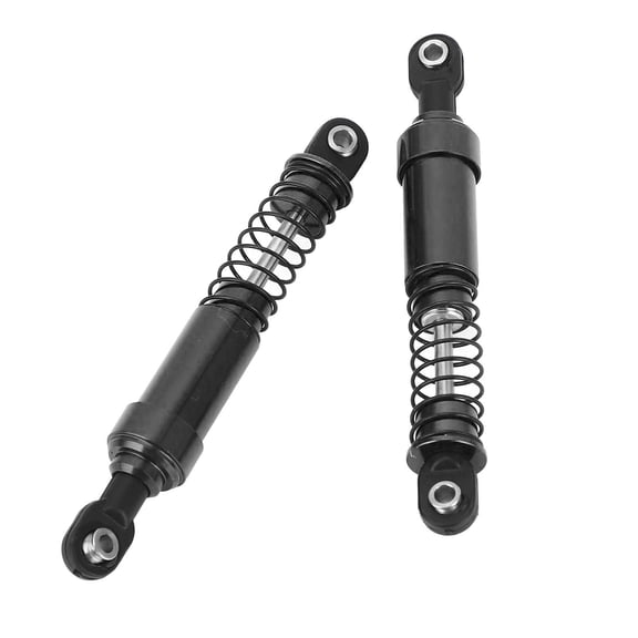 NFTIGB RC Shock Absorber Set Aluminum Alloy Metal 85mm RC Damper Set with Spring Replacement for SCX10 1/10 RC Car Model Black, 2 Pieces