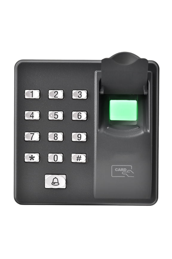 RFID Reader Biometrics Waterproof Fingerprint Door Access Control Smart Card ID 125Khz 13.56Mhz Support Offline Operation High Precision Optical Sensor ABS Plastics Construction