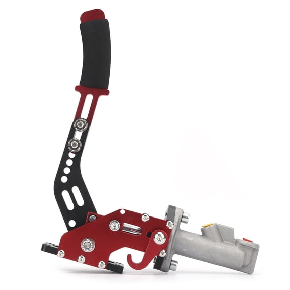 NFTIGB Racing Hydraulic Handbrake Universal Aluminum Emergency Brake Lever with Sponge Wrapped Handle for Drift Rally Modified Vehicles Red, 14.17 inches / 36 cm Length