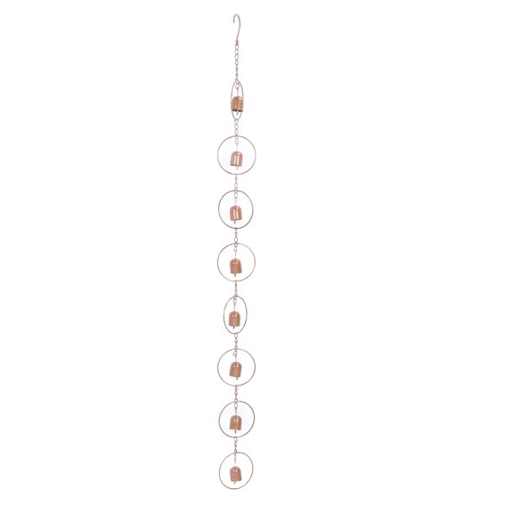 NFTIGB Rain Chain Wind Chime Multipurpose Innovative Exquisite Weatherproof Metal Bell Windchimes for Outdoor Garden Patio Balcony Decor Premium Aesthetic Accent