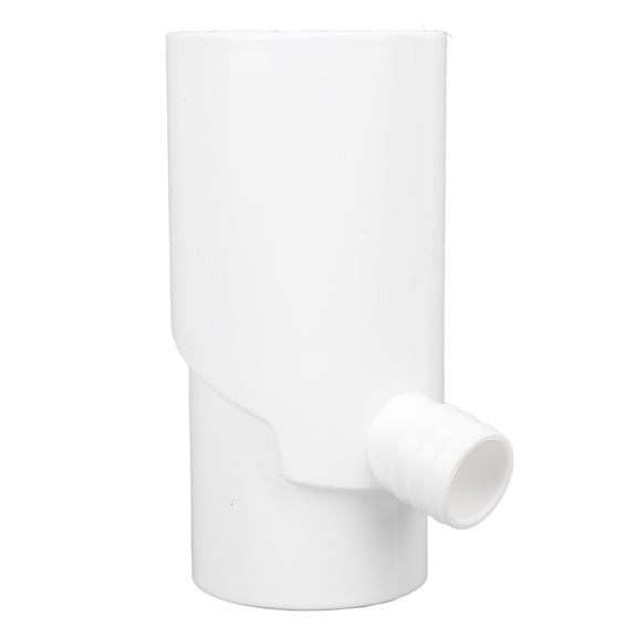 NFTIGB Rainwater Diverter System Plastic 3.15 inches / 8 cm Round Downspout Collection Kit for Irrigation and Aquarium White