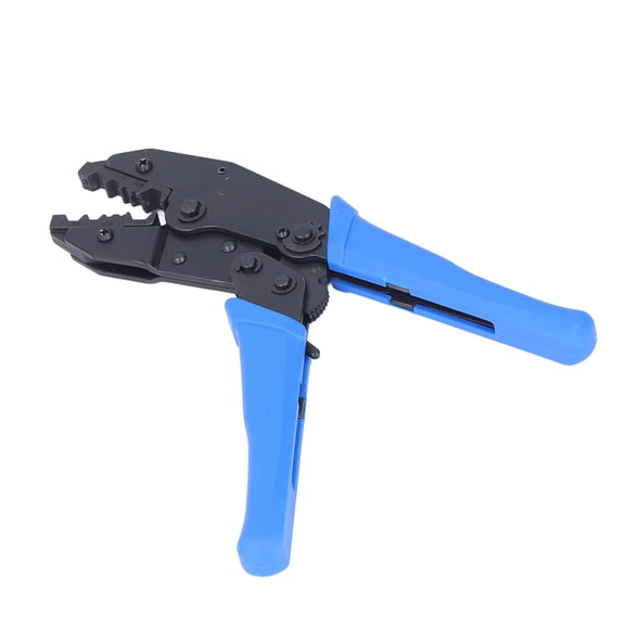 NFTIGB Ratchet Crimping Pliers 5 Hole Hex Coaxial Cable Terminal Cold Compression Crimp Tool