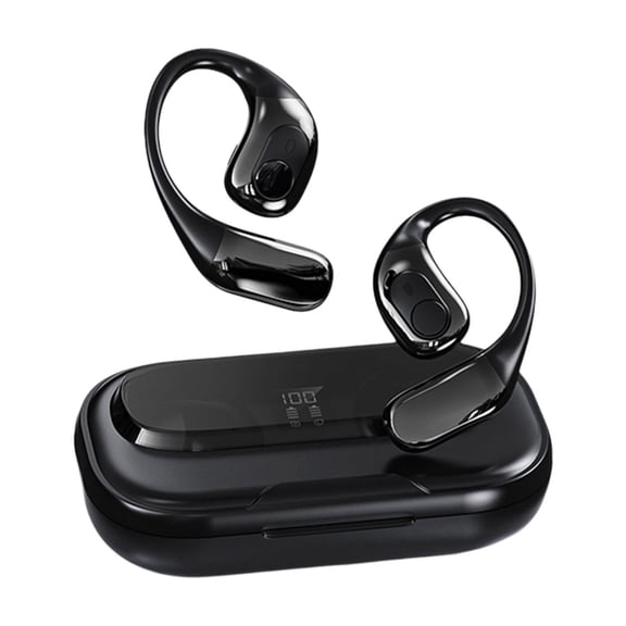 NFTIGB Real-Time 138 Languages Voice Translation Earbuds, Wireless Bluetooth Two-Way Translator Device with 3 Modes, App Control, Music Playback & Phone Calls, Includes Charging Case, Black