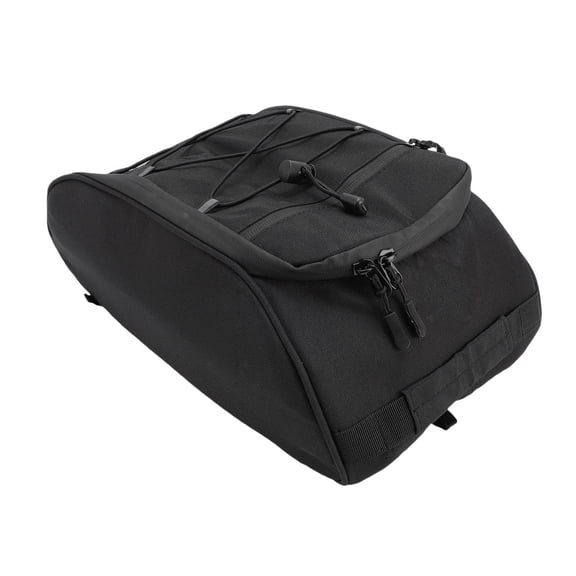 NFTIGB Rear Bike Rack Bag 8L Trunk Saddle Seat Bag Carrier for Mountain Bikes Cycling Travel Commute Oxford Cloth Black