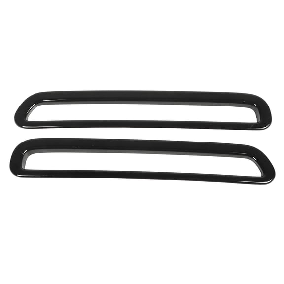 NFTIGB Rear Fog Light Cover Trim Glossy Black Bumper Fog Lamp Frame Decor Sticker Pair for Honda CR-V RS 2023 and Later (10.23 inches / 26 cm)