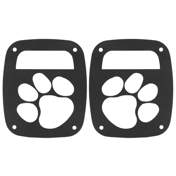NFTIGB Rear Tail Light Guard Taillight Cover Bear Paw Styling Fit for Jeep Wrangler TJ 1997-2006 Automotive Accessory High Quality Durable Aluminum Alloy Construction