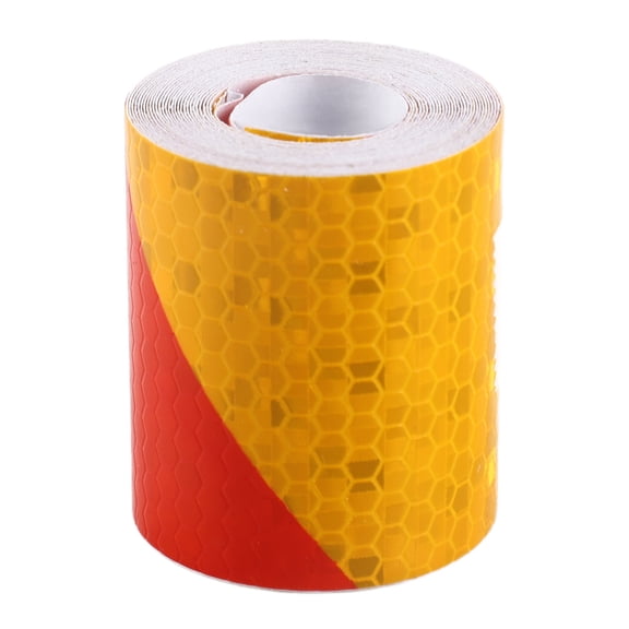 NFTIGB Reflective Safety Warning Tape Self Adhesive Twill Printing High Visibility Caution Chevron Decal Sticker Strip for Car Truck Trailer Motorcycle 118 x 2 inches / 300 x 5 cm