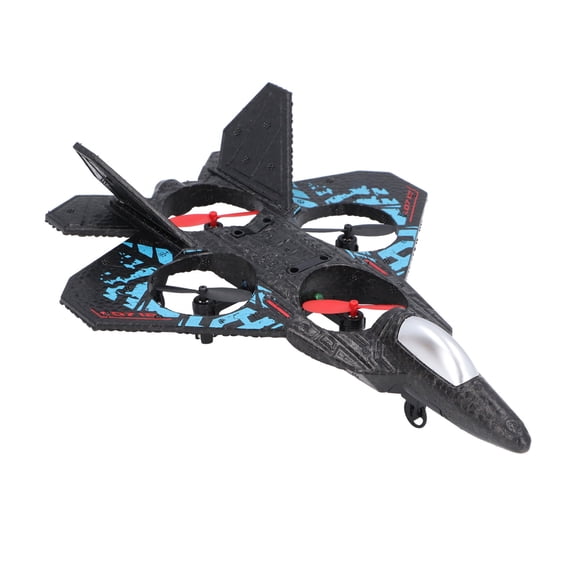 NFTIGB Remote Control EPP Foam F22 Fighter Fixed Wing RC Airplane Glider Aircraft Toy Blue