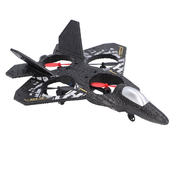 NFTIGB Remote Control EPP Foam F22 Fighter Fixed Wing RC Airplane Glider Aircraft Toy Gray