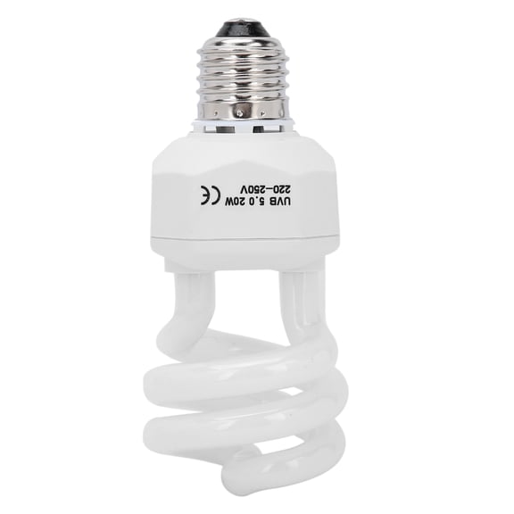 NFTIGB Reptile UVB Energy Saving Fluorescent Terrarium Light Bulb Calcium Supplement For Turtle Lizard Succulent Plant 20W 5.0 High Output Lighting