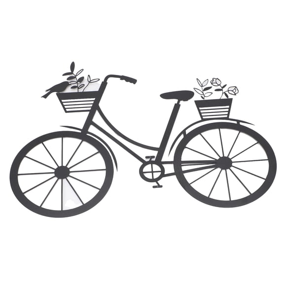 NFTIGB Retro Metal Bike Wall Art Decor Vintage Bicycle Iron Hanging Sculptures Accent for Bedroom Home Housewarming 11.81 x 8.27 inches / 30 x 21 cm