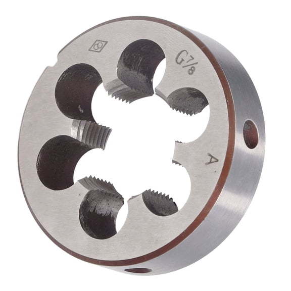 NFTIGB Right Hand Round Die Alloy Steel G7/8 Pipe Thread Die for Processing Steel Iron Aluminum[cite: 1]