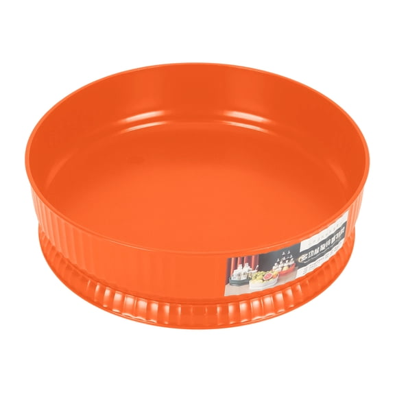 NFTIGB Rotating Kitchen Storage Tray 360 Degree Rotatable Spice Organizer Holder Stable Stylish Rack for Household Pantries Cabinets Countertops Orange