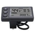 thumbnail image 1 of NFTIGB S866 Electric Cycle LCD Display Meter 24V 36V 48V E-Bike Intelligent Control Panel with Water Resistant Plug, Waterproof Scooter Odometer Screen, 0.9 inches / 22.2 mm Bracket Size, 1 of 9