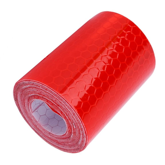 NFTIGB Safety Tape Pro GSOT71201 Reflective Tape 2 inches / 5 cm Wide 9.8 ft / 3 Meter Long PVC Warning Tape for Cars Household Appliances Red, 1 Count