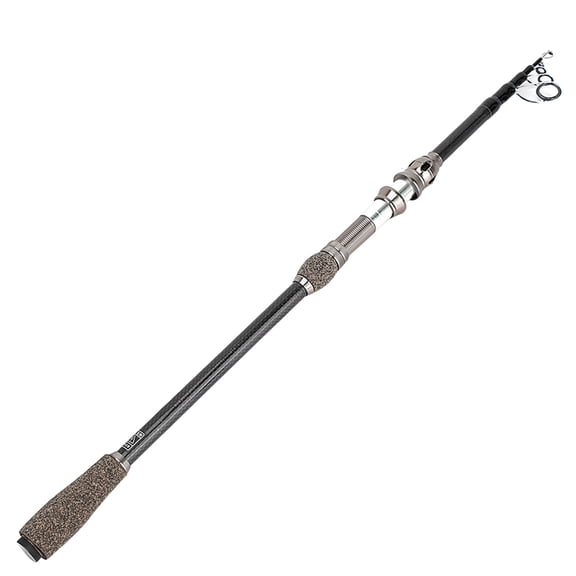 NFTIGB Sea Fishing Rod Short Section Carbon Fiber Stretchable Telescopic Fishing Pole Lure Accessories 1.8m / 5.9ft for Freshwater and Saltwater Angling Lightweight Portable Travel Gear