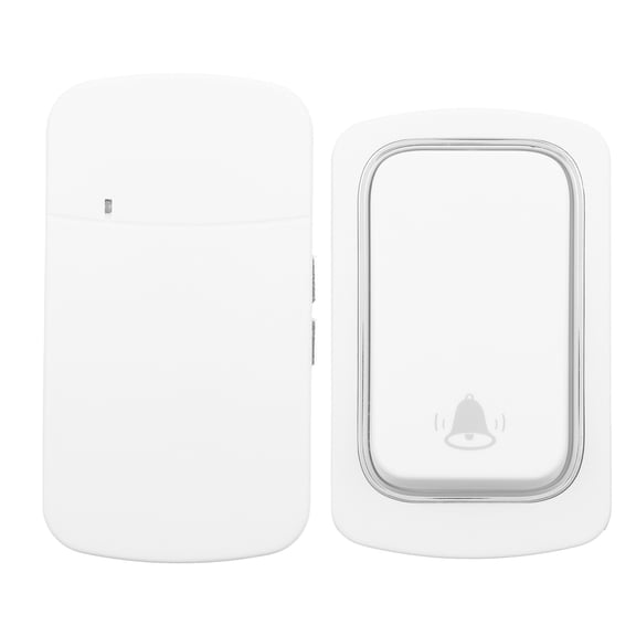 NFTIGB Self-Powered Wireless Doorbell Chime Kit with 38 Chimes No Battery Required Waterproof Remote Control Mini Doorbell for Home Shop ABS 492ft Range