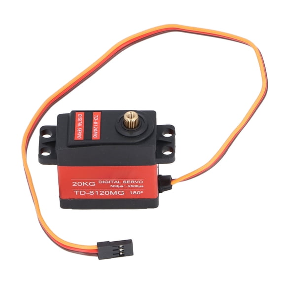 NFTIGB Servo Motor TD-8120MG 20KG High Torsion Digital Metal Geared Motor for RC Cars and Robots (2.36 inches / 6 cm) - High Performance RC Vehicle Servos Part