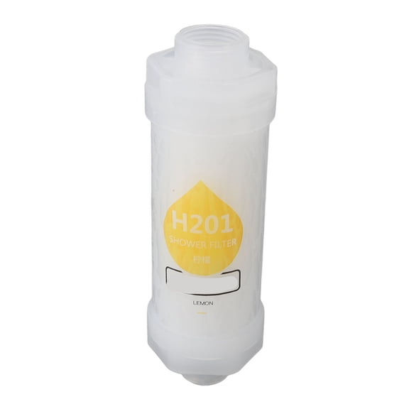 NFTIGB Shower Head Aromatherapy Filter Hard Water Softener Vitamin C Water Purifying Showerhead Filter for Skin and Hair Care, Lemon Scent, 6.3 in / 16 cm