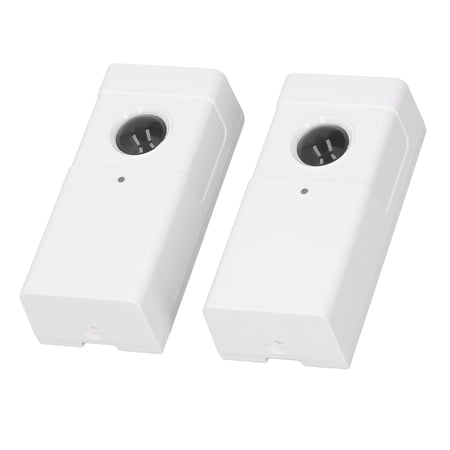 NFTIGB Single Beam Infrared Photocells Motion Detector For Door Gate Opener, 98.43ft Range 12-24V IP65 Outdoor Security Anti-Theft Sensor System, White